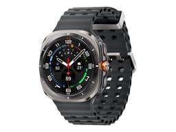 Samsung Galaxy Watch Ultra - 47 mm - titane - montre intelligente avec marine band - caoutchouc - gris foncé - taille du bracelet : S/M/L - affichage 1.5" - 32 Go - Wi-Fi, LTE, NFC, Bluetooth -...