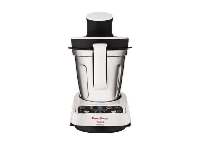 Moulinex Volupta HF404110 - Robot cuiseur - 3 litres - 1 kWatt - blanc/gris foncé
