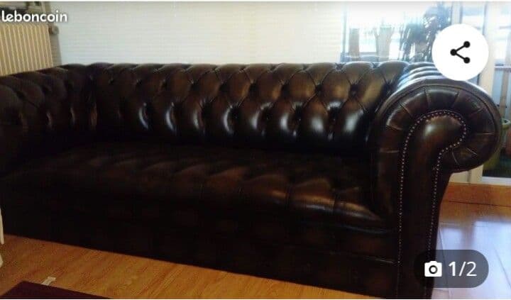 Canapé Chesterfield Authentique