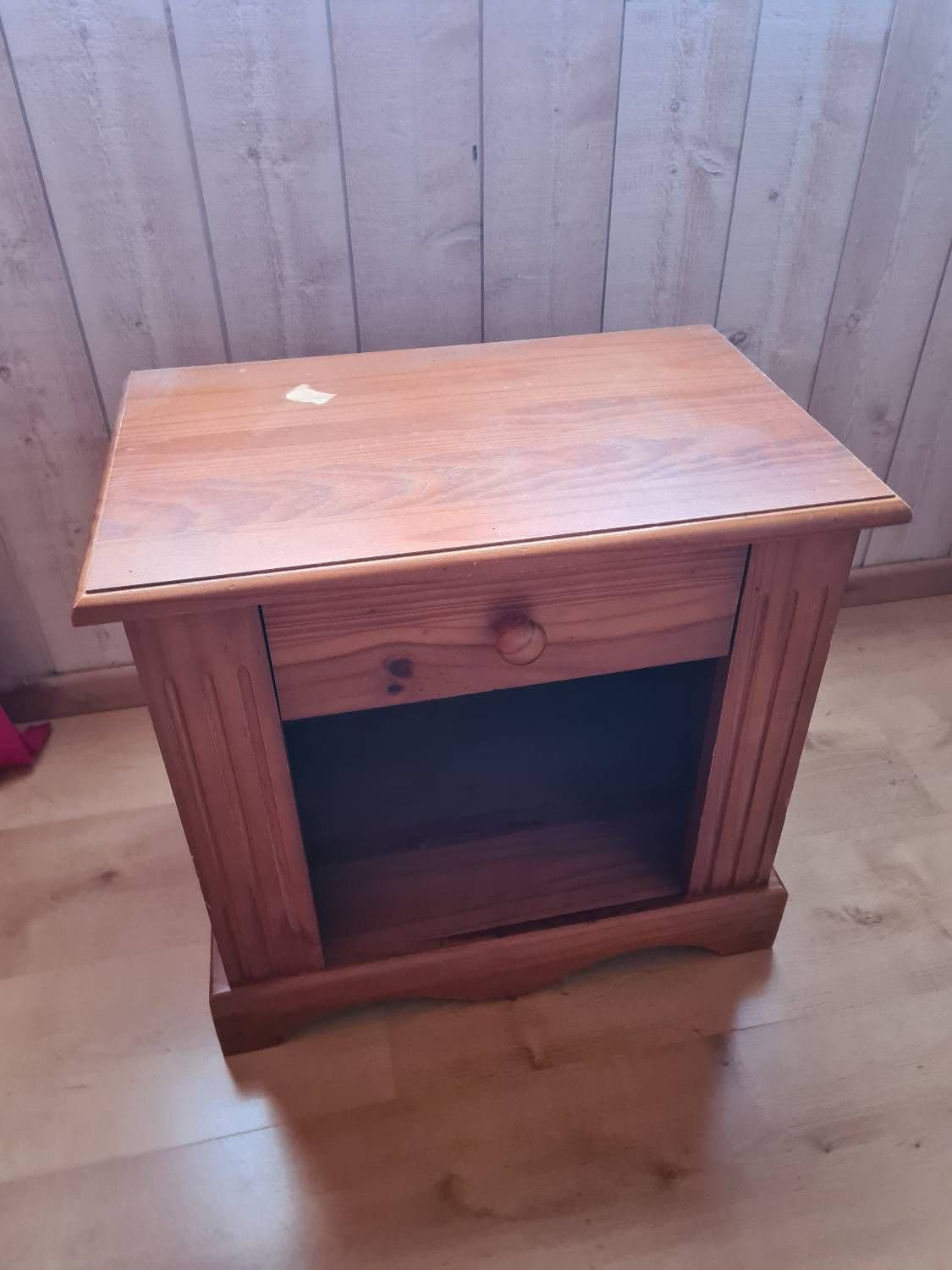 Chevet Bois Teinté Miel