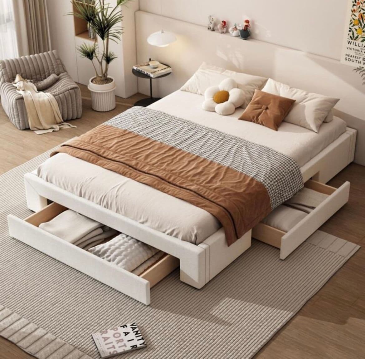 Lit 160x200 sans matelas