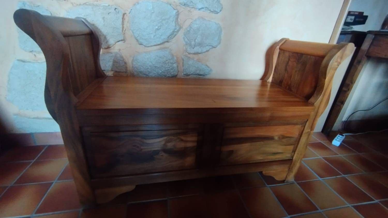 Banc Coffre Louis Philippe