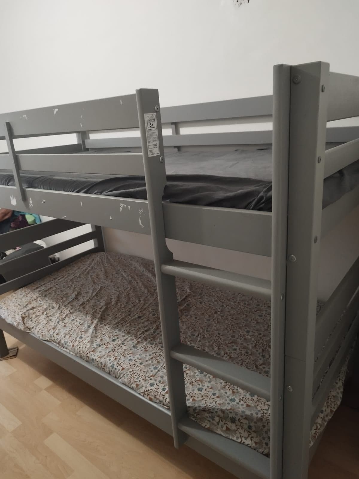 Lits enfants supersposés (120) + les 2 matelas (2x30) : 90x200
