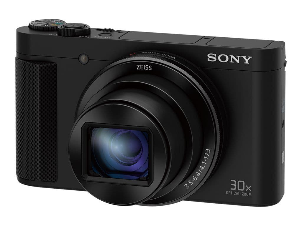 Sony Cyber-shot DSC-HX90V - Appareil photo numérique - compact - 18.2 MP - 1080p - 30x zoom optique - Carl Zeiss - Wi-Fi, NFC - noir