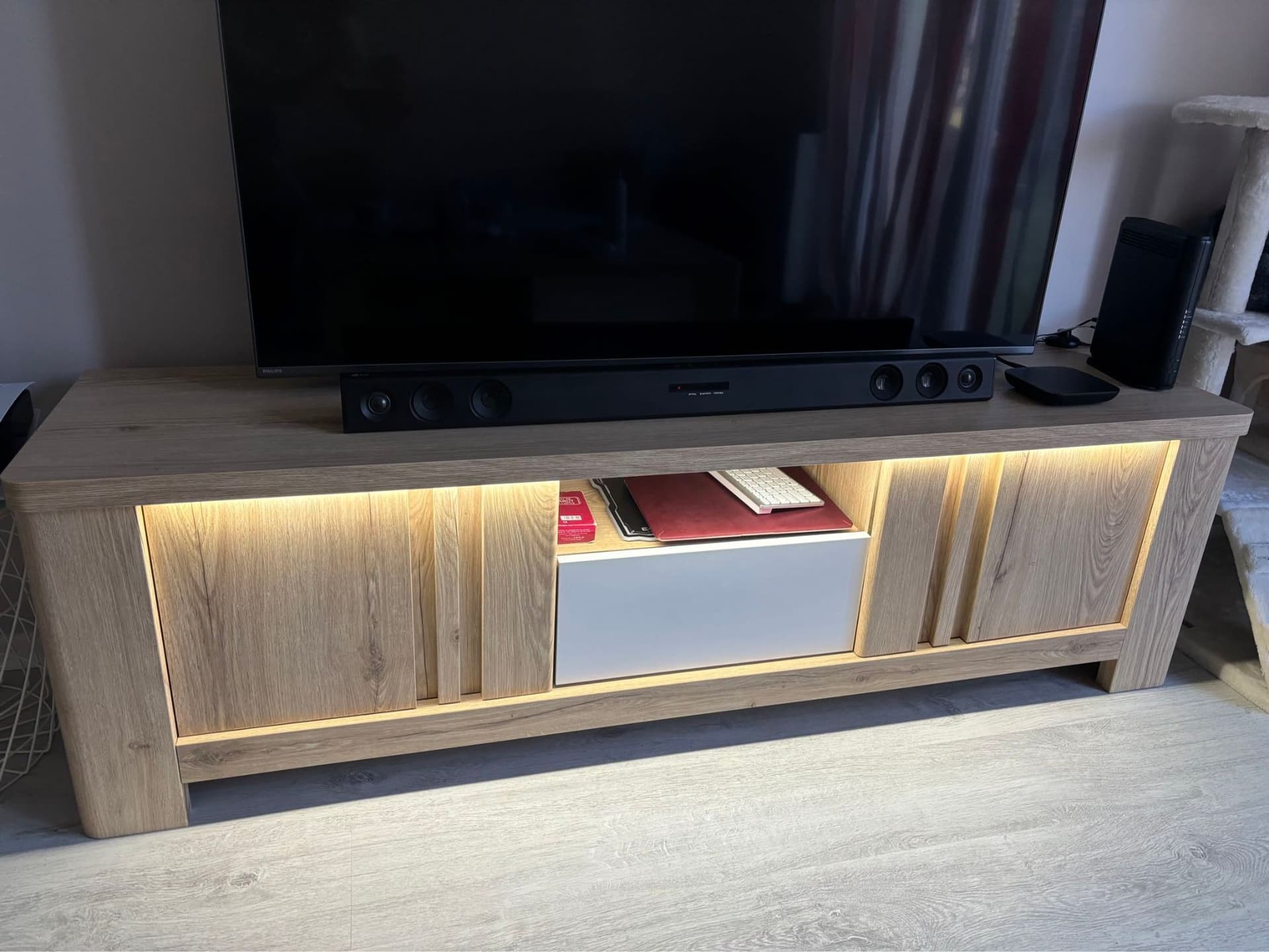Plateau Haut Bois Meuble Tv