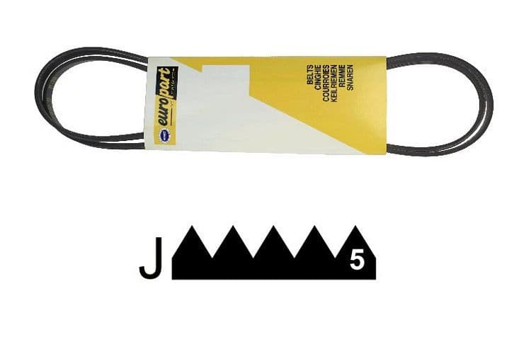 55X8202. COURROIE 1249 J5  MAEL EXTENSIBLE BB60 BRANDT