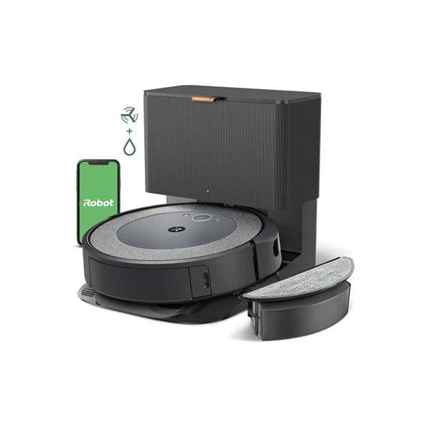 Aspirateur robot et laveur iRobot Roomba Combo® i5+ I557840 Noir et Gris