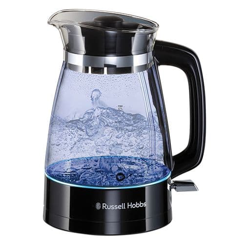Russell Hobbs Classic 26080-70 - Bouilloire - 1.7 litres - 2.4 kWatt - noir avec des touches d'inox