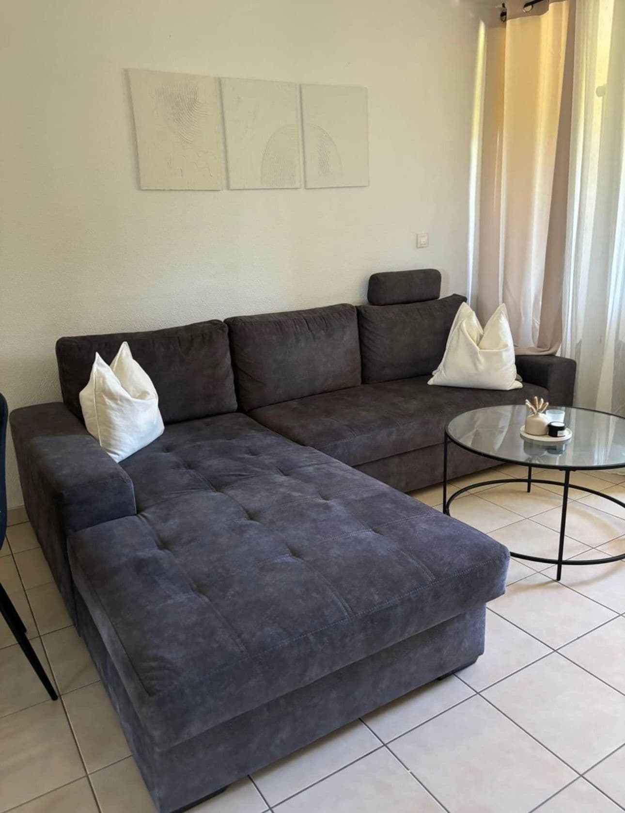 Canapé Gris Anthracite « Basika »