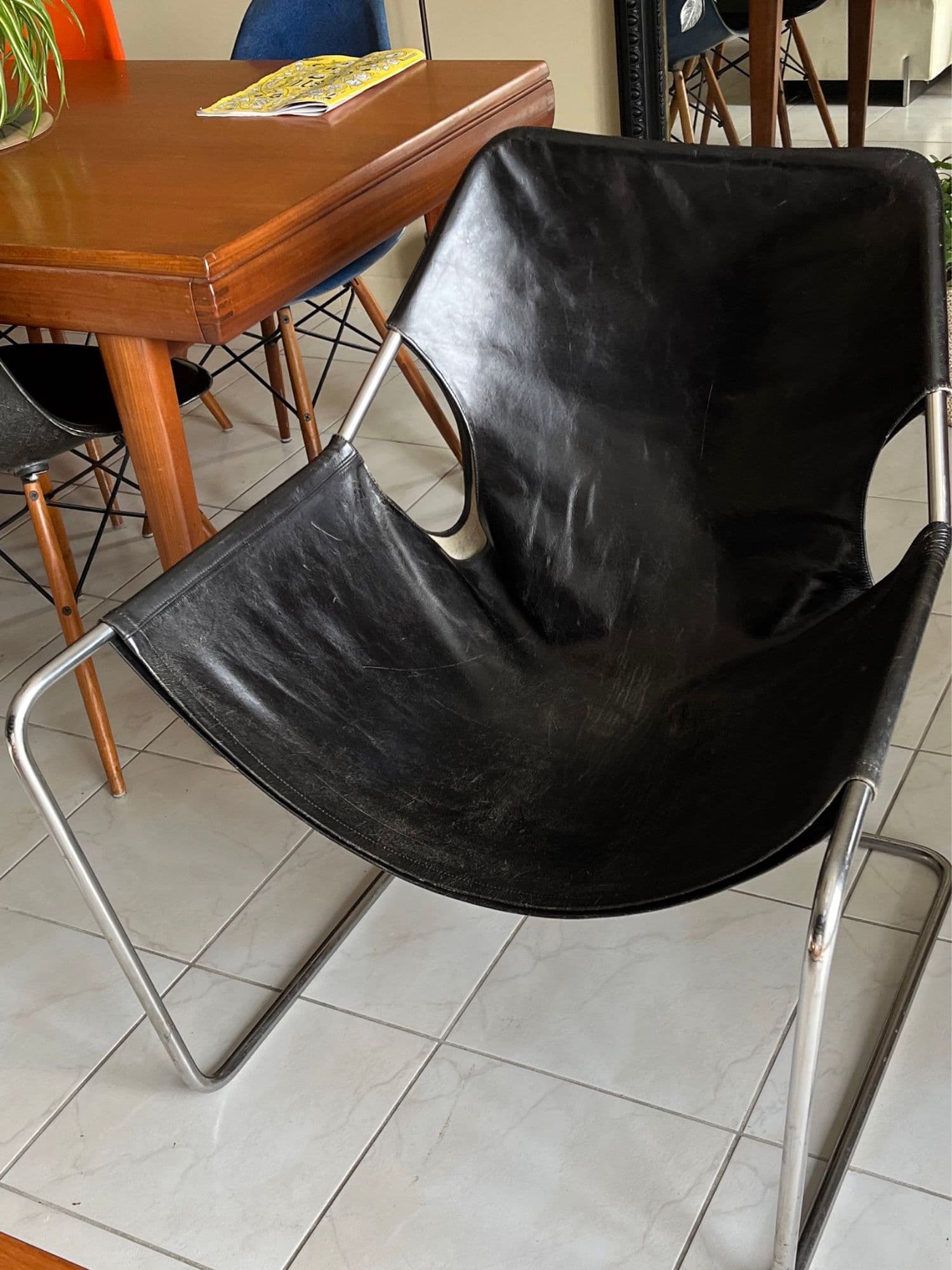 Fauteuils design Paulistano cuir etinox