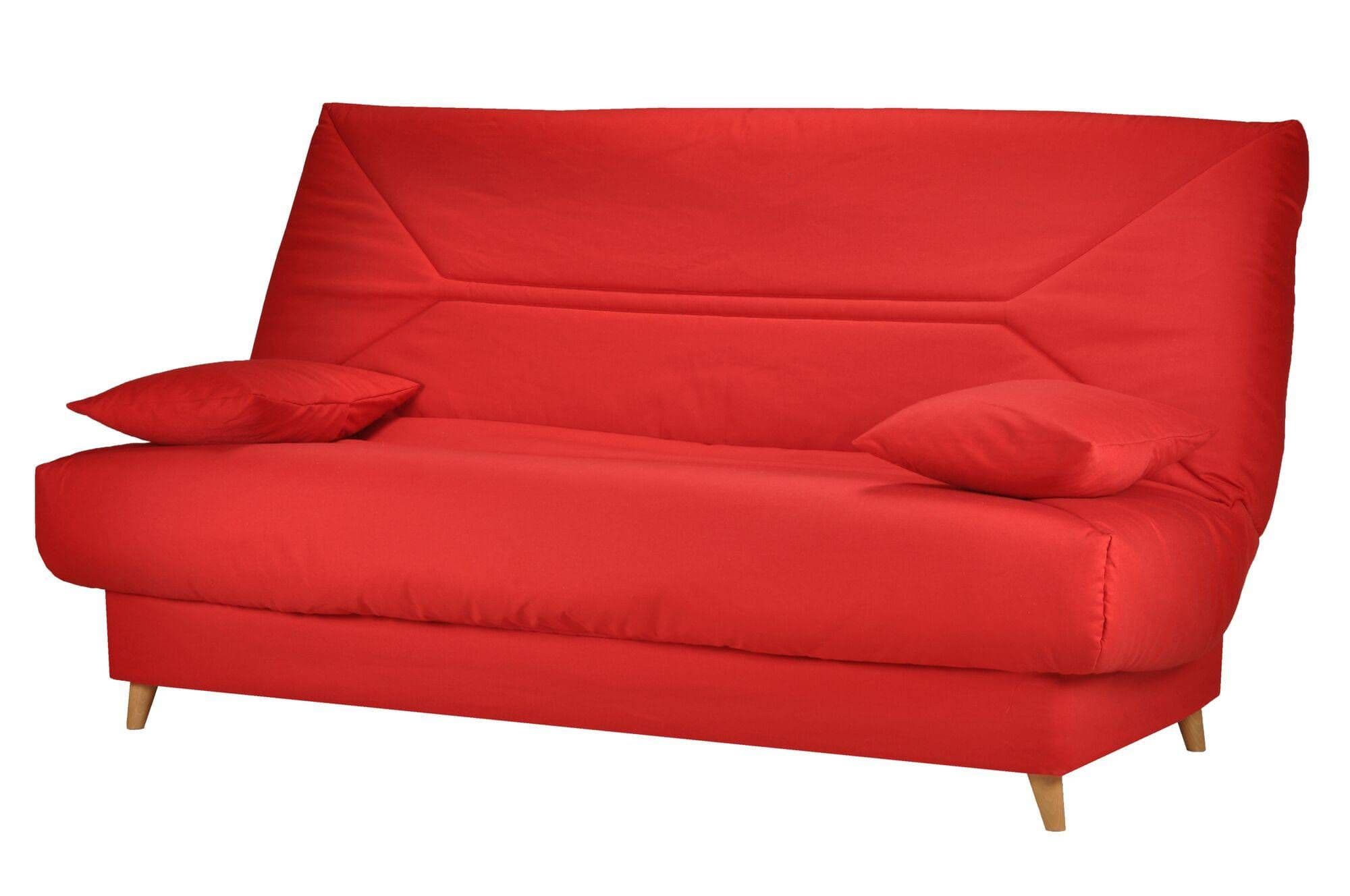Banquette Clic-Clac En Coton Biologique Rouge
