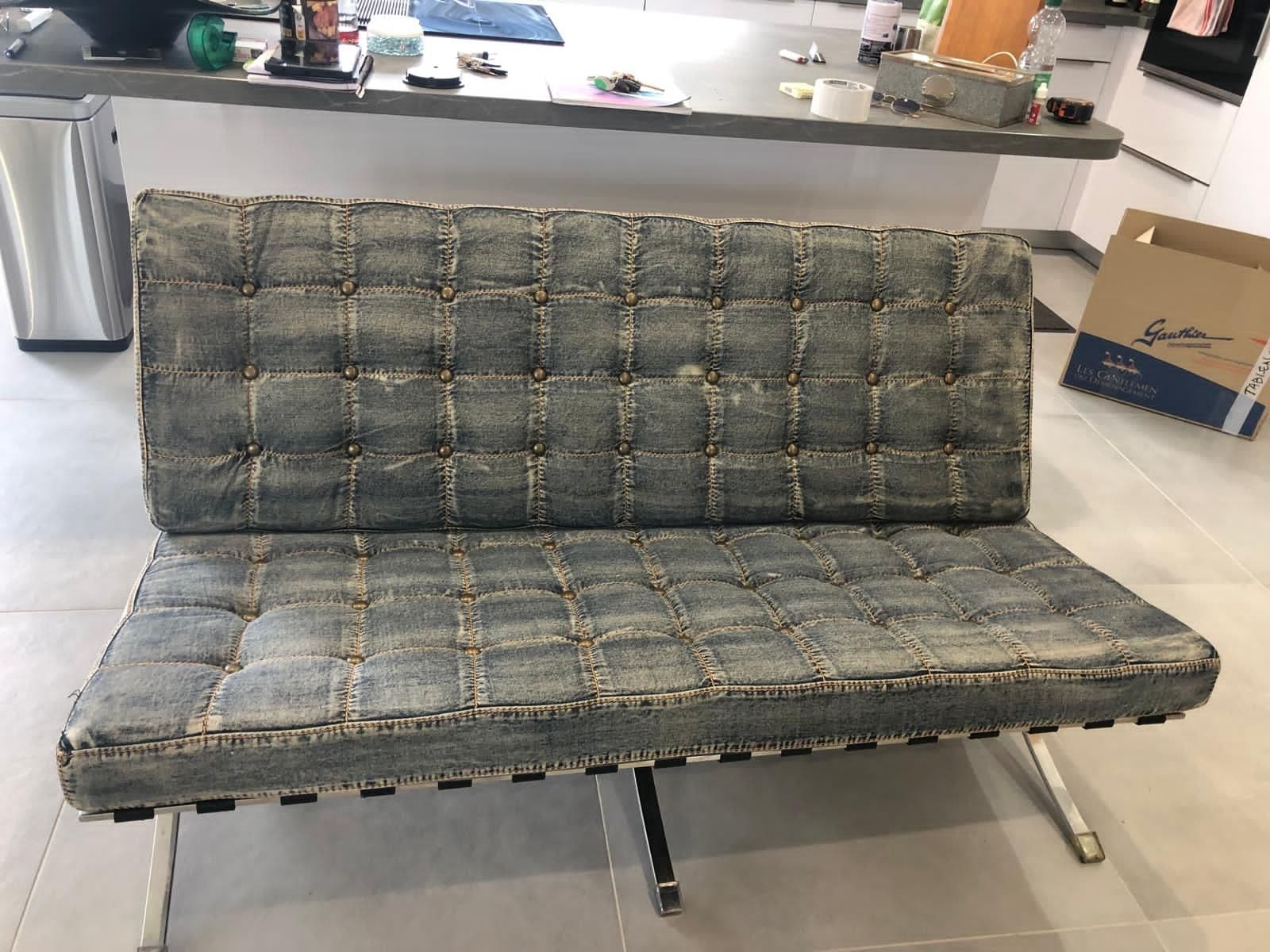 Canapé En Jean Type Barcelona