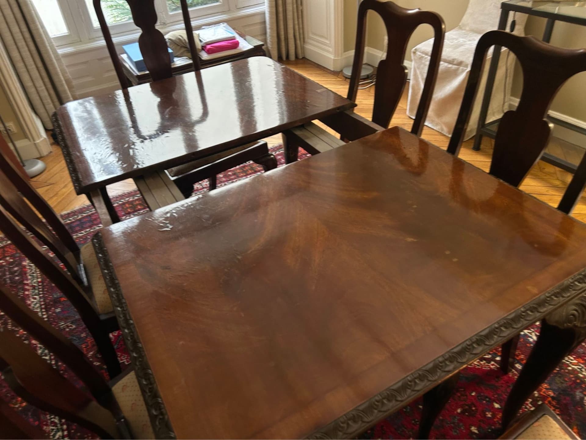 Vends Bureau Table Salle À Manger Chaises 6 Buffet Style Anglais