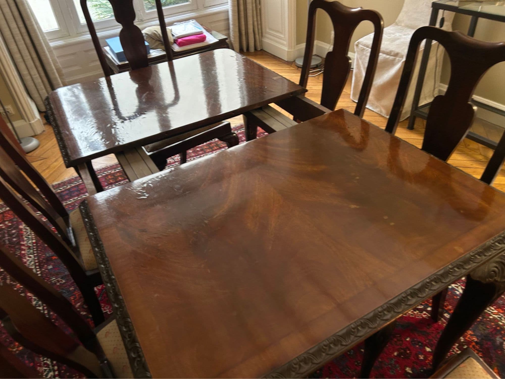 Vends Bureau Table Salle À Manger Chaises 6 Buffet Style Anglais