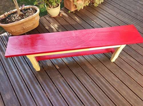 2 Bancs Très Costauds En Bois Massif