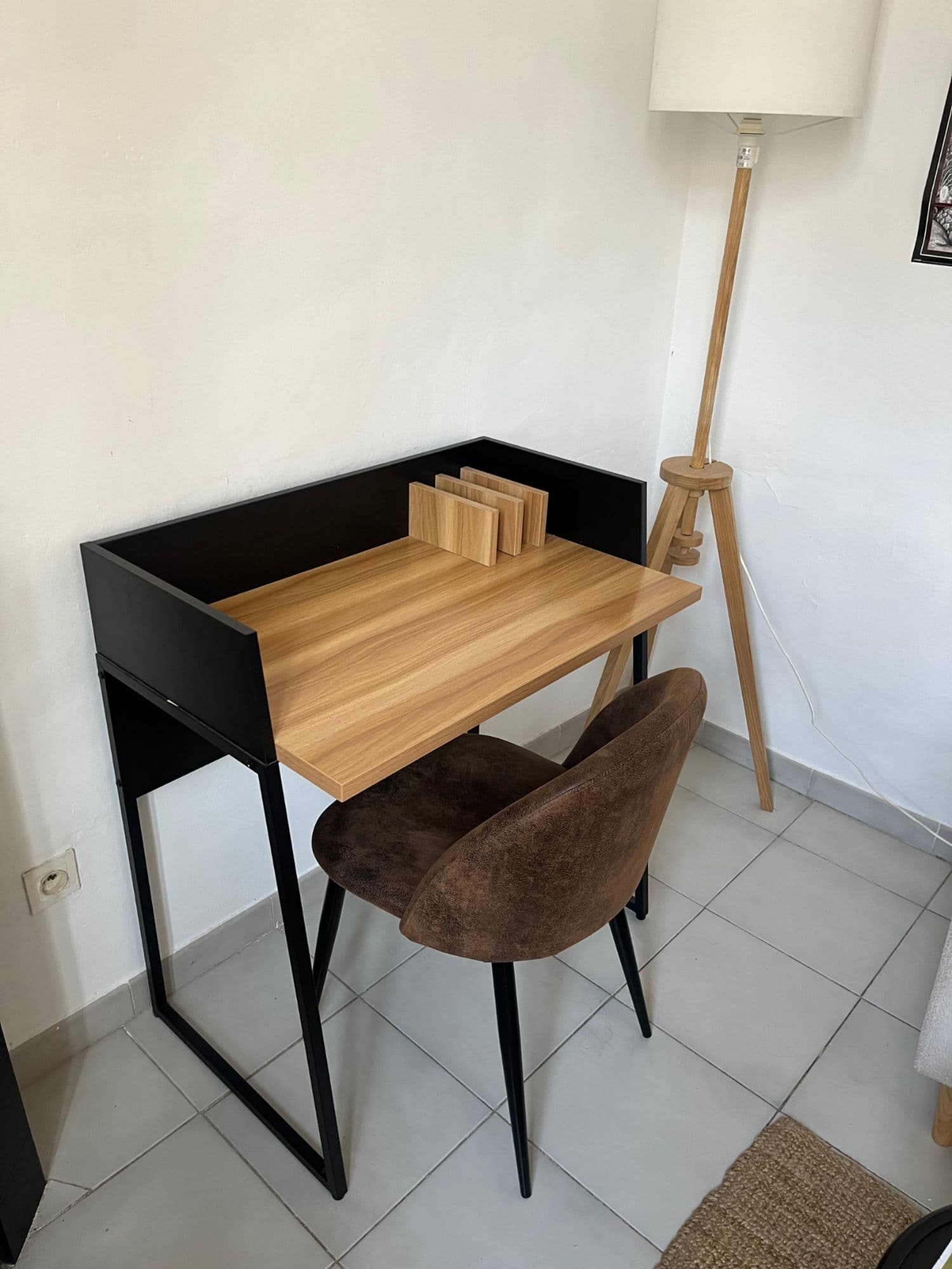 Bureau Noir en bois