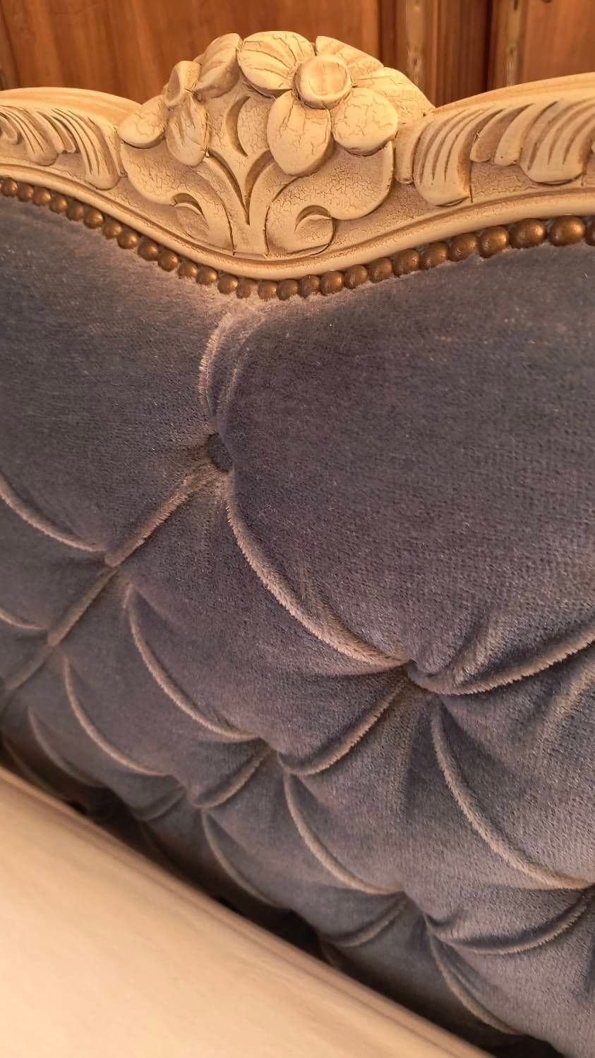 Lit 2 Personnes Style Louis Xvi Avec Matelas