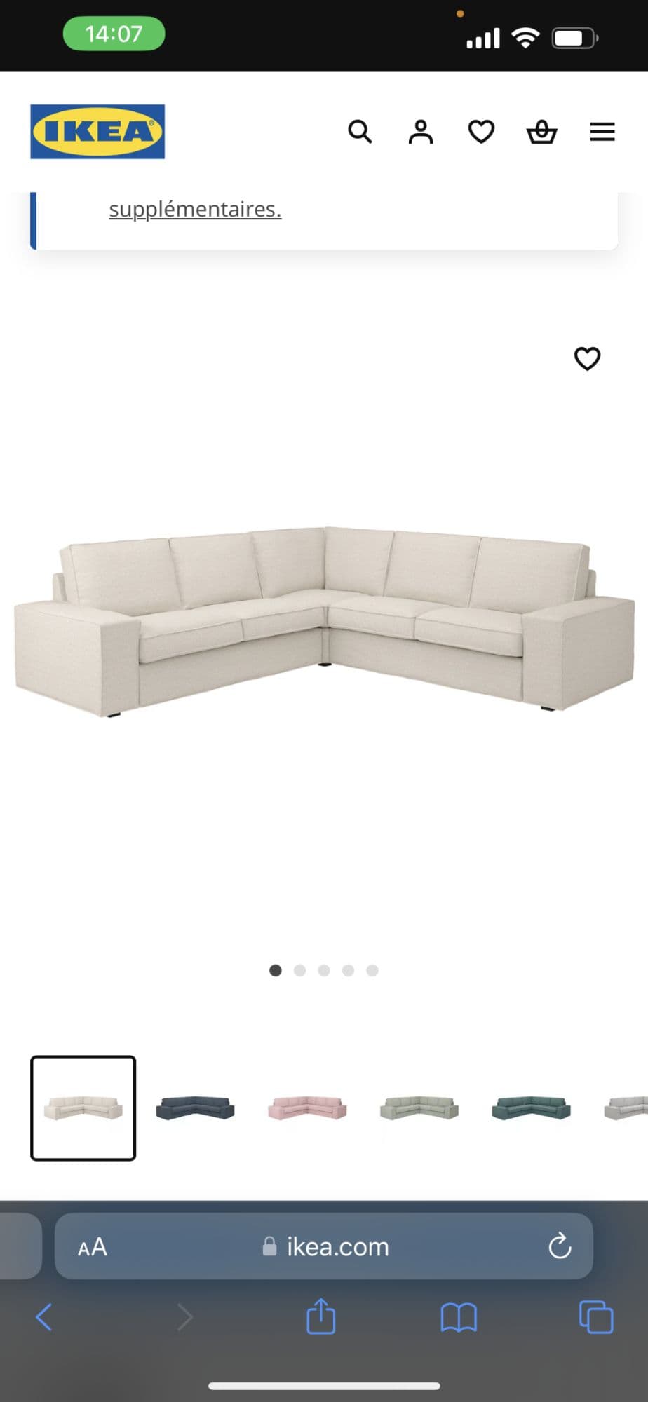 Bonjour Je Mon Canapé Ikea Tous De Couleur Beige Je Le Car Je Déménage Dans Un Autre Appartement Et Malheureusement Les Mesures Ne Rentre Pas