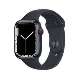 APPLE WATCH SERIES 7 GPS + CELLULAR, BOÎTIER ALUMINIUM MINUIT 45MM AVEC BRACELET SPORT MINUIT