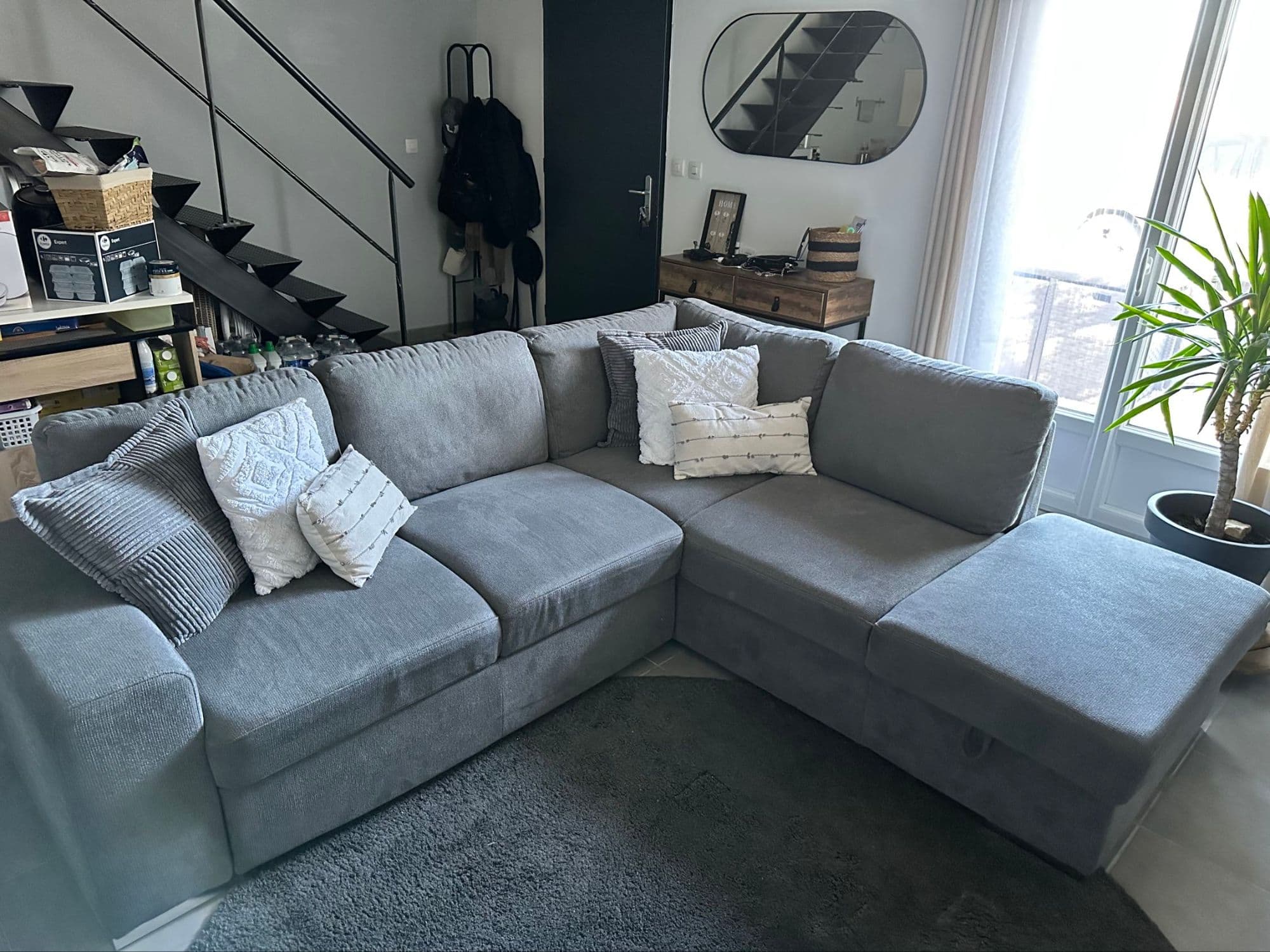 Canapé d'angle convertible