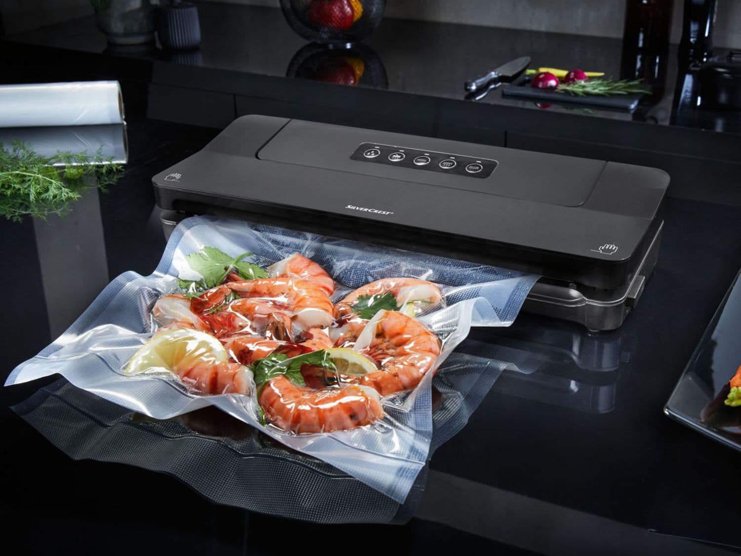 Appareil de mise sous vide, 125 W, rouleau de film incl.