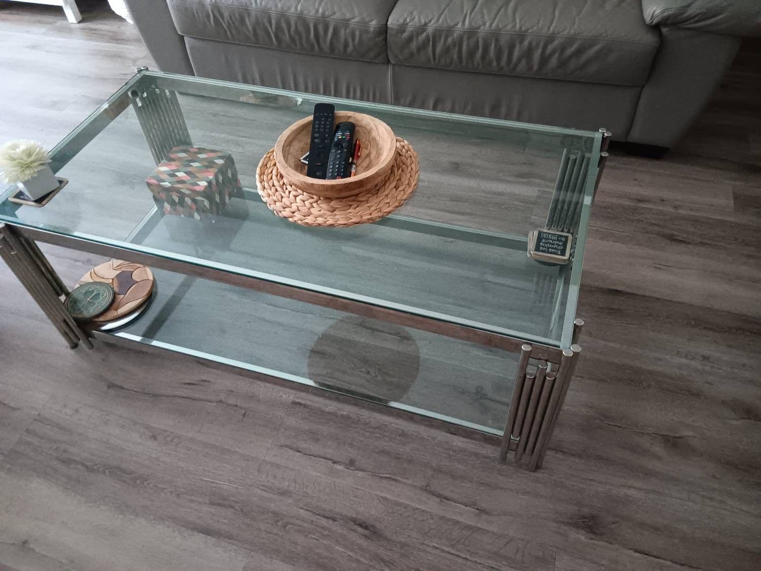 Table Basse En Verre