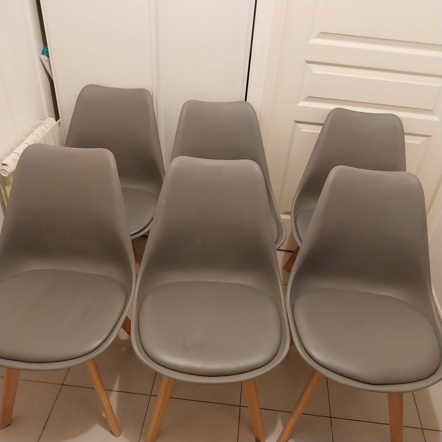 Vente De 6 Chaises Style Scandinave