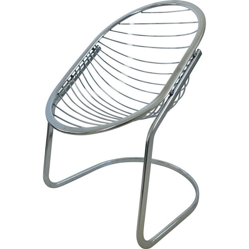 6 Chaises Eggs De Gastone Rinaldi + Coussins D'assise