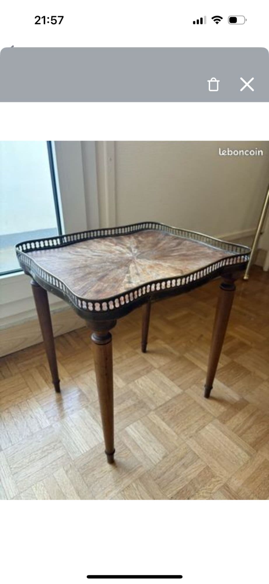 Petite Table Bout De Canapé En Bois