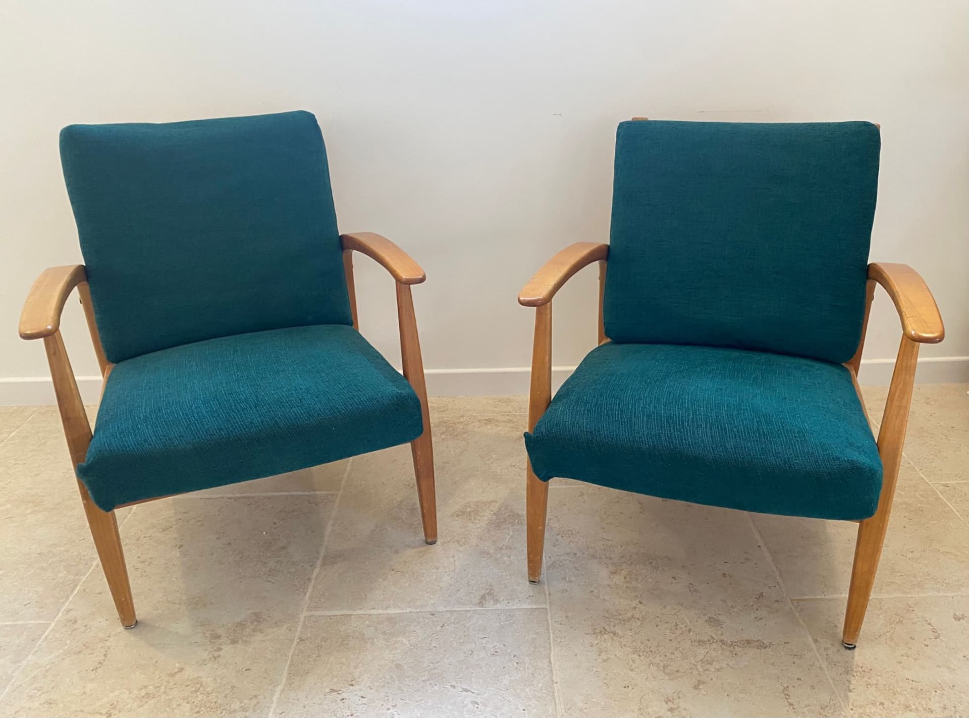 Paire de fauteuils vintage des années 1970