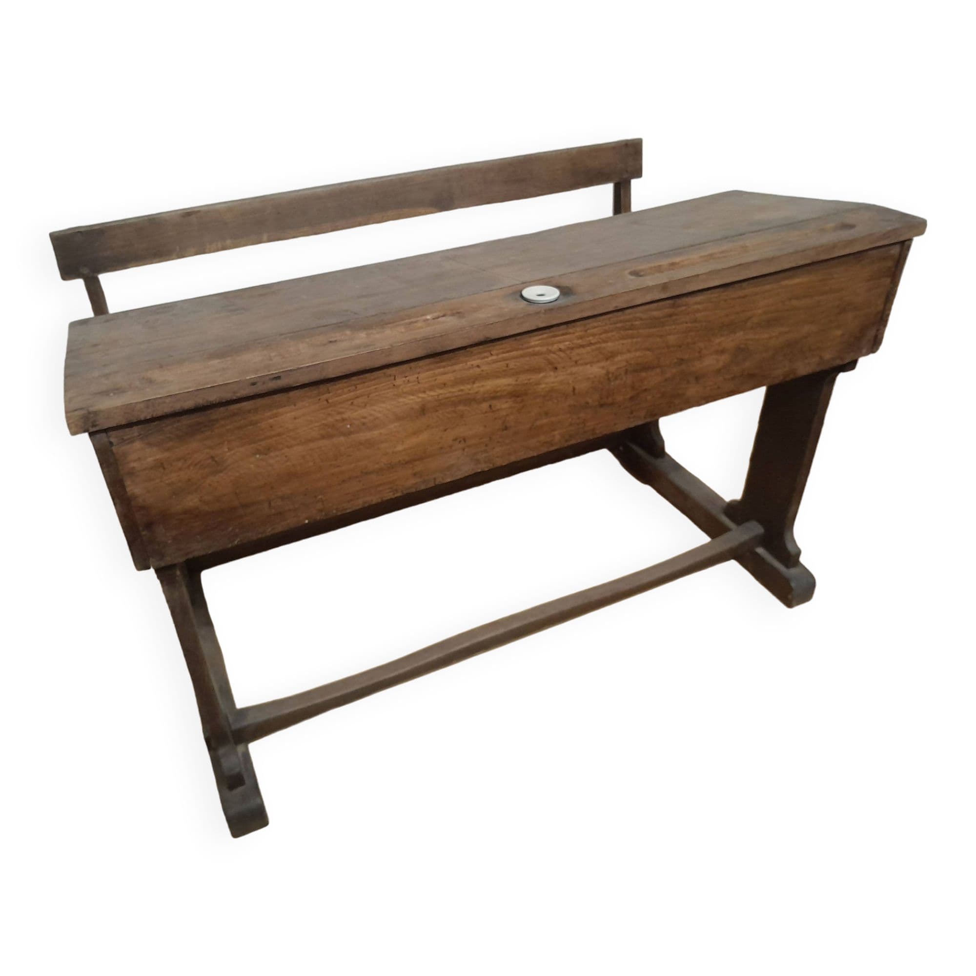 Bureau ecolier marron