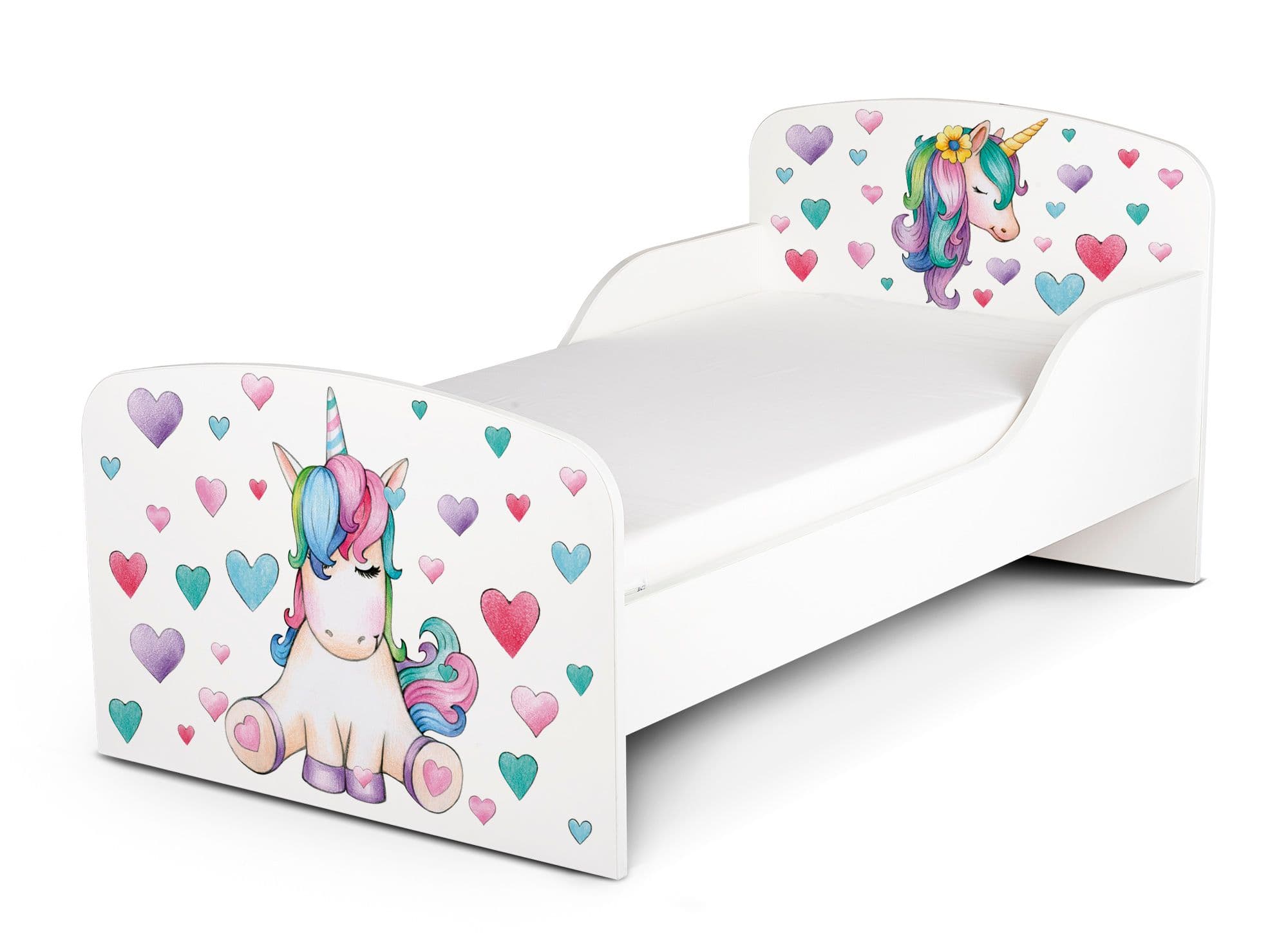Moderne Lit D'enfant Toddler Avec Matelas La Licorne