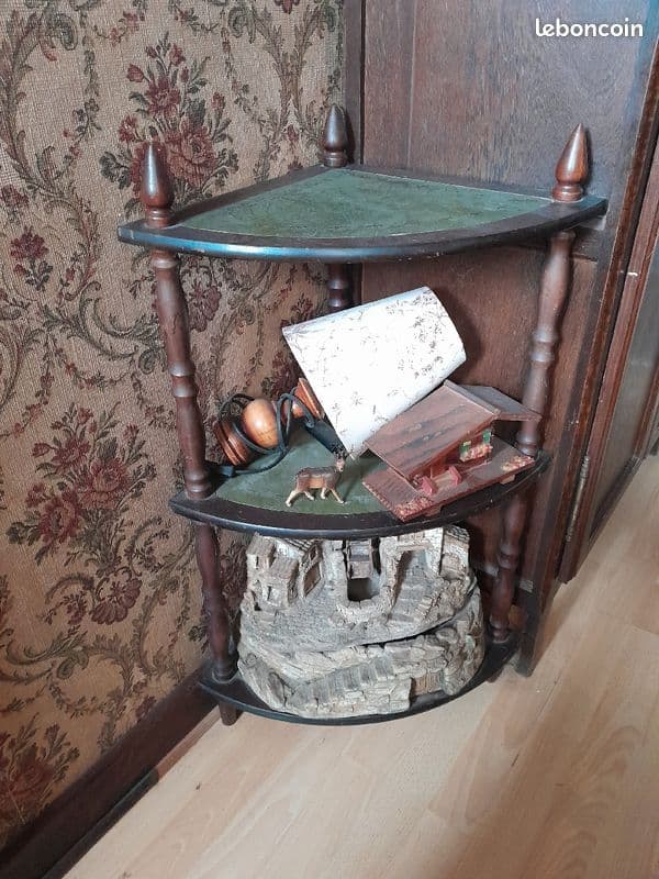 Étagère De Coin Ht 80 Cm,Léger Défaut Peinture Un Peu Partis