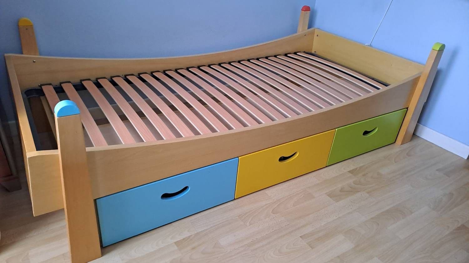 Ensemble Lit + Bloc 3 Tiroirs Gautier