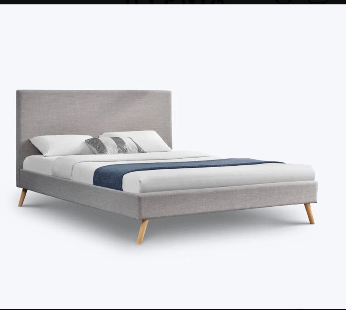Lit Scandinave Hypnia Sommier À Lattes + Matelas Mémoire De Forme Hypnia