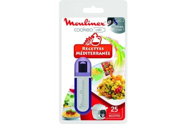 MOULINEX Clef USB - 25 recettes méditérrannée Cuiseur vapeur
