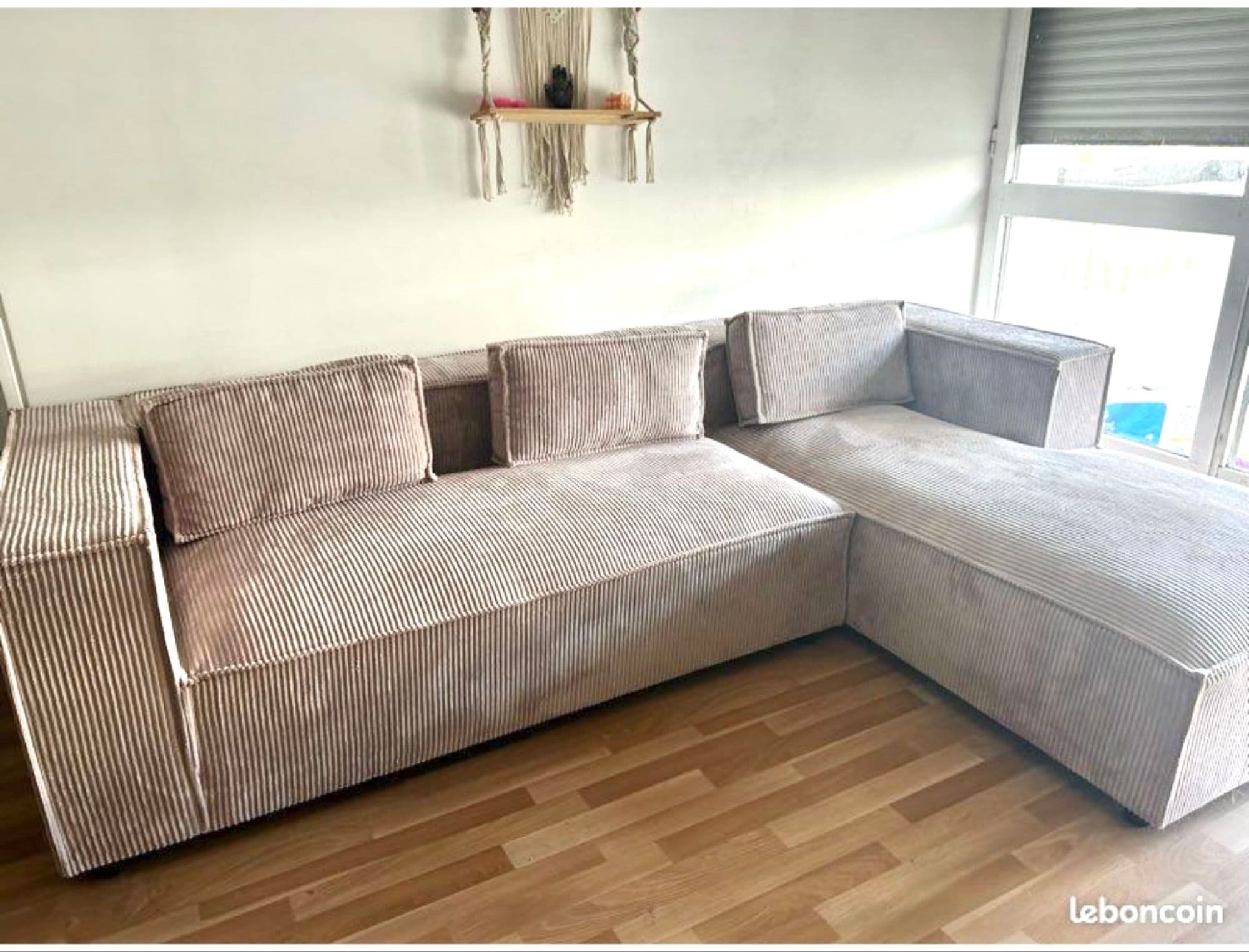 Canapé Velours Côtelé Stella Best Mobilier