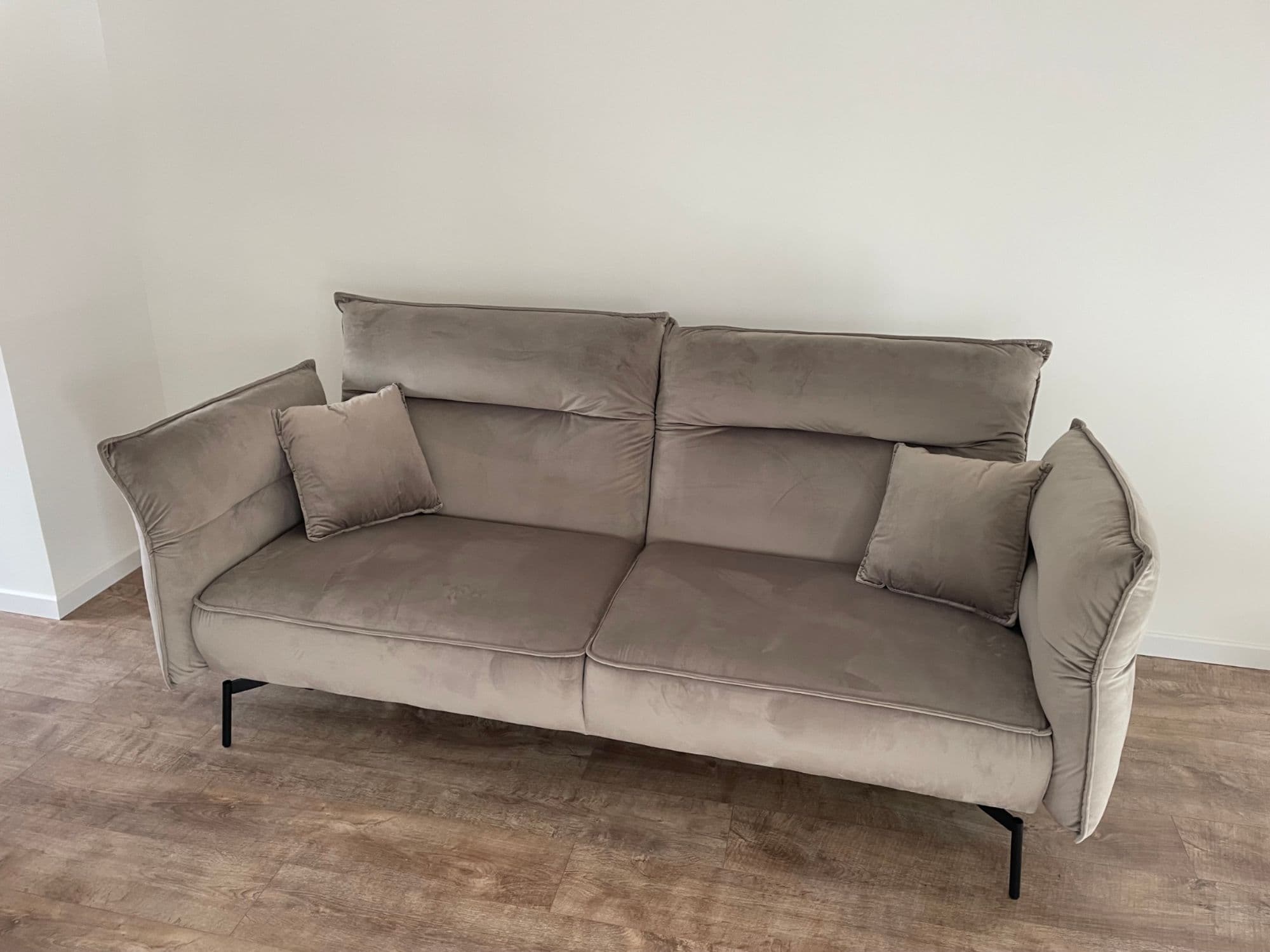 Canapé 4 Places Elsa Taupe-Taupe-1els49tp