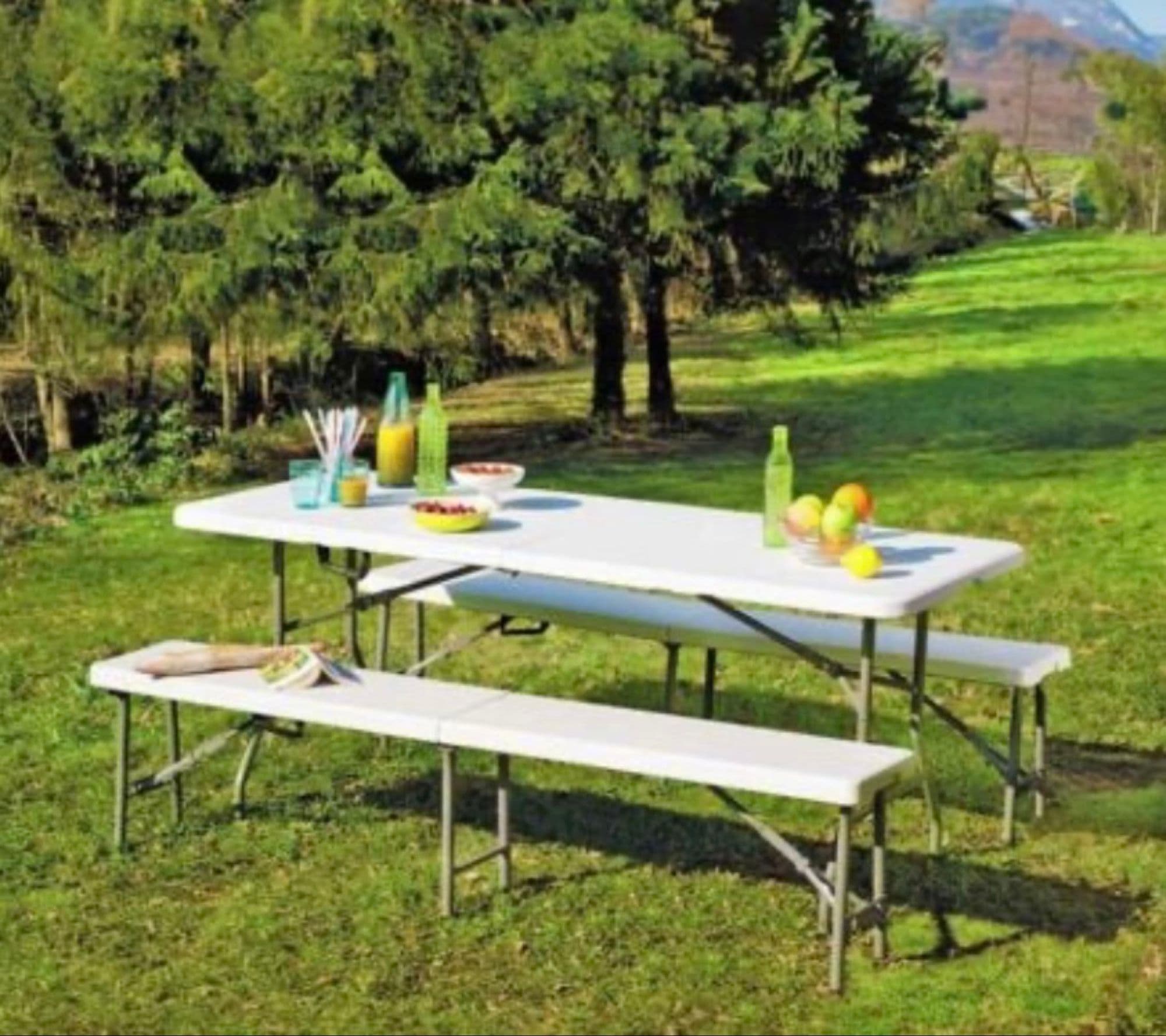 Location De Tables Et Bancs Pliants