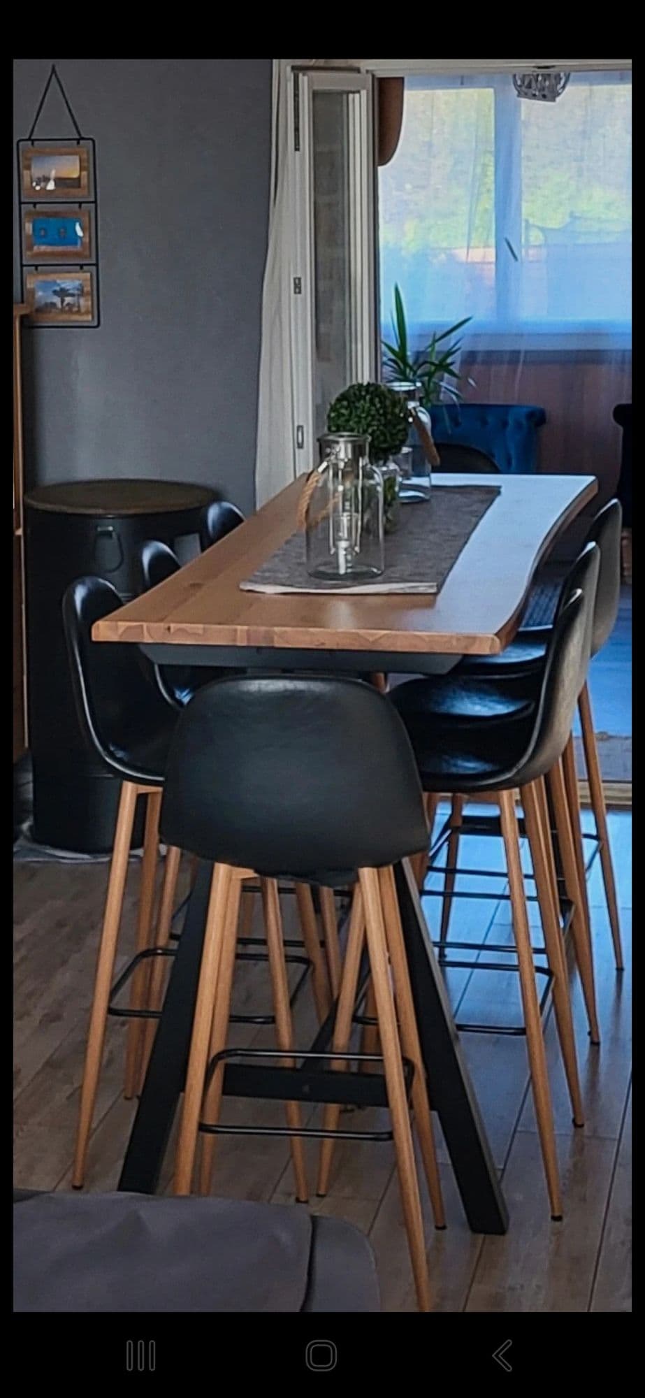 Table Haute Salle À Manger Et 8 Chaises