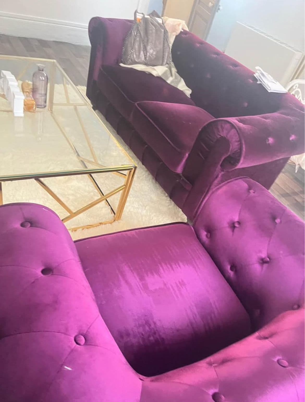 Canapé + Fauteuil Chesterfield Classe