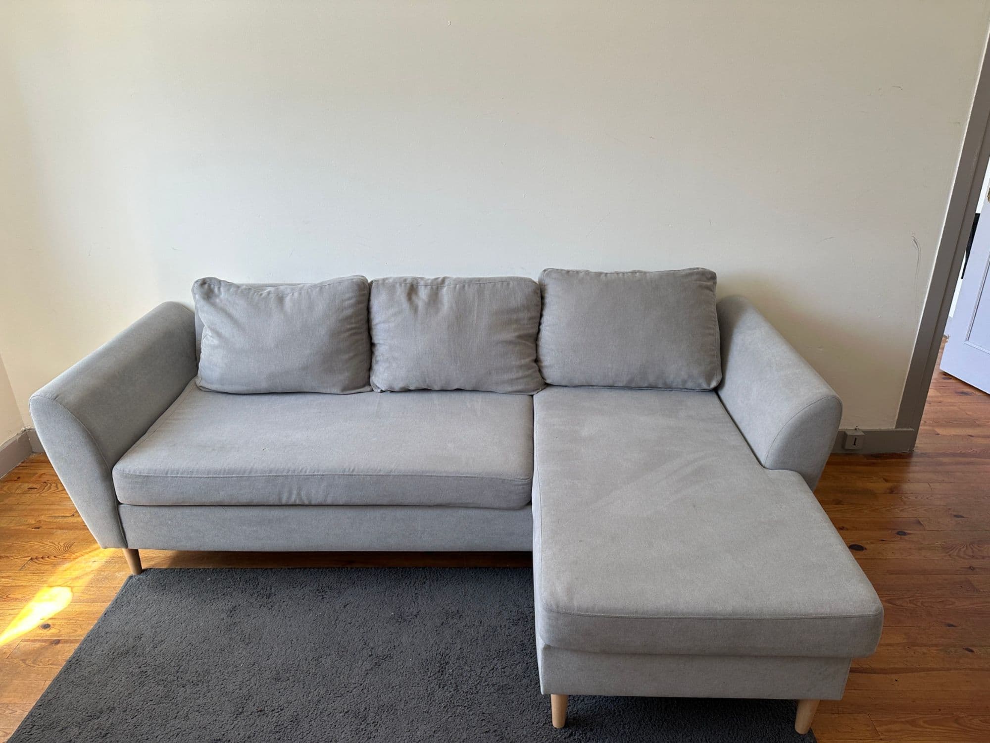 Canapé Gris Inversible