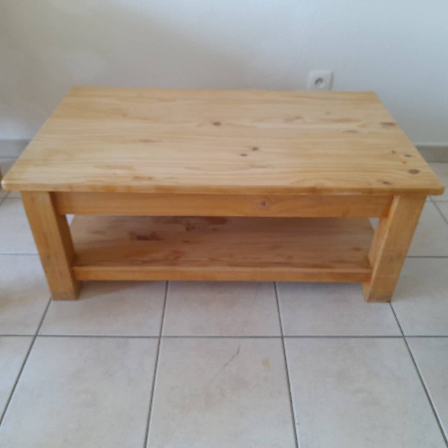 Table Basse En Pin