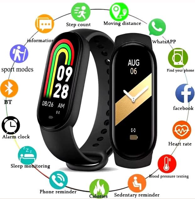 Xiaomi Mi Smart Band 8 Active Noir
