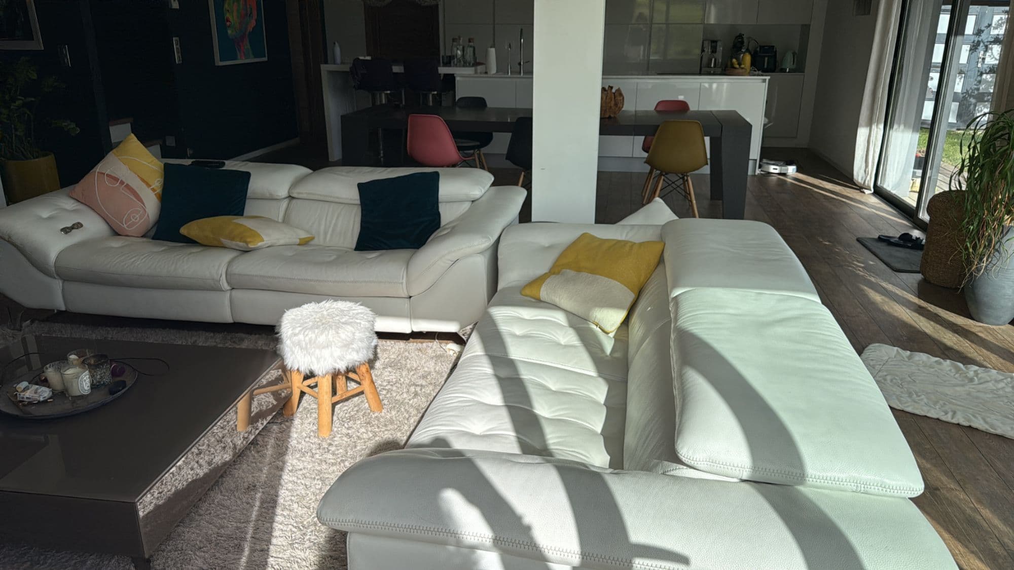 1 Canapé Électrique Roche Bobois + 1 Canapé Manuel Roche Bobois