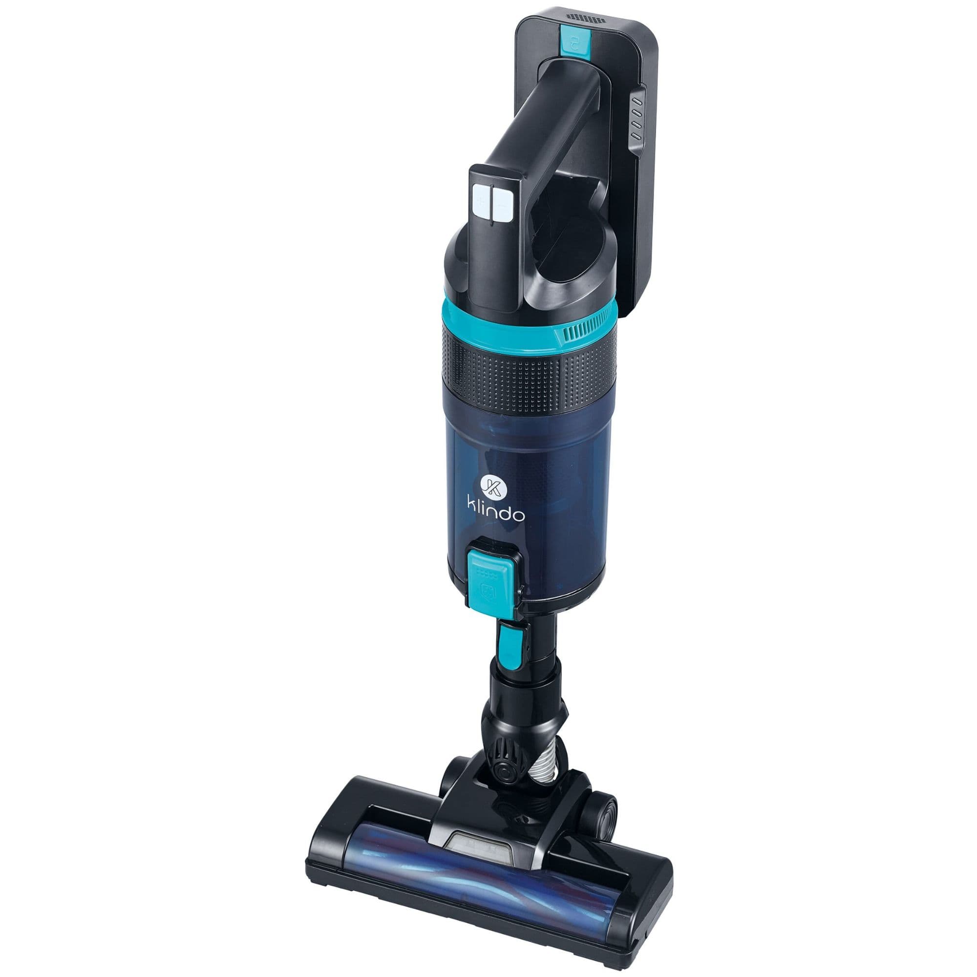 Aspirateur balai multifonction sans fil - KVCM296 - Noir/Bleu KLINDO