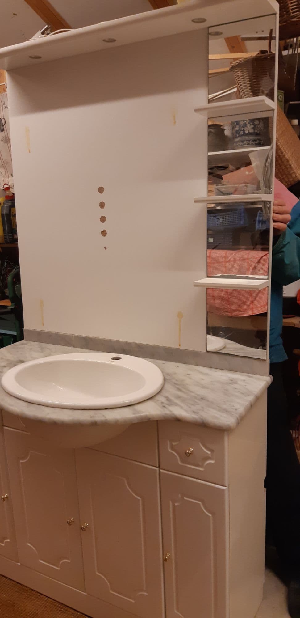 meuble avec vasque marbre salle de bain
