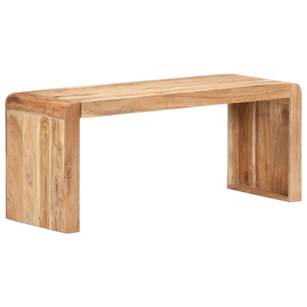 Vidaxl Banc 110x38x46 Cm Bois Solide D'acacia