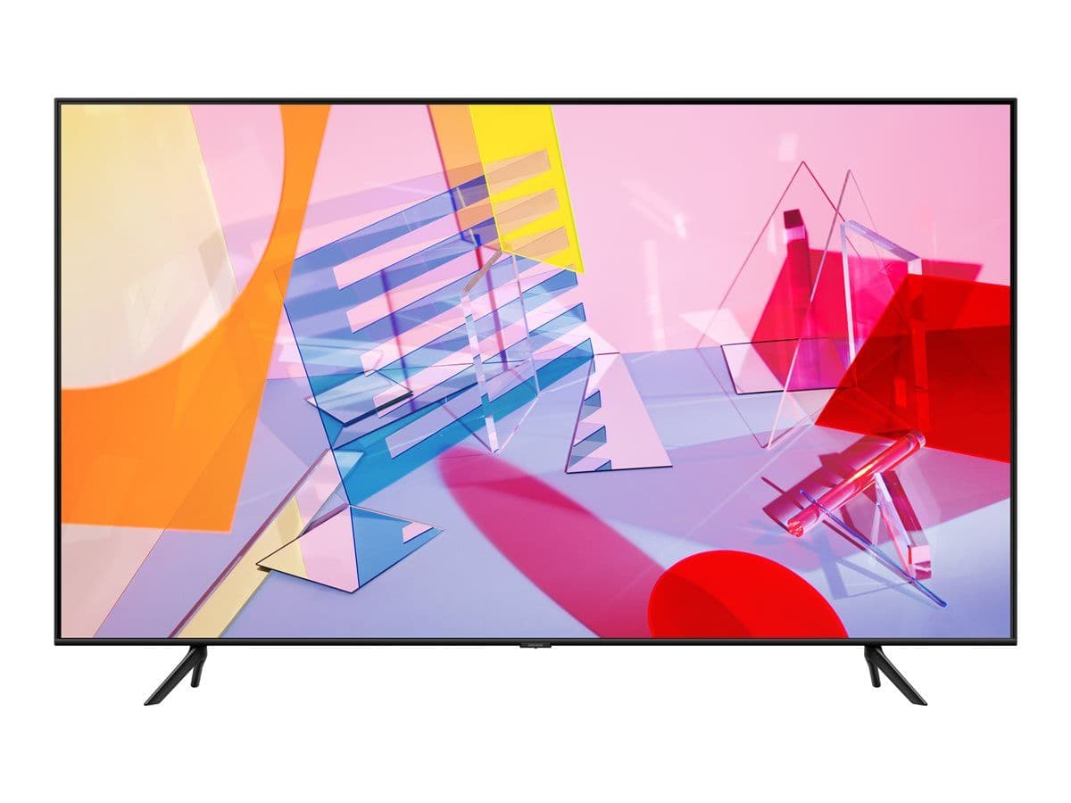 Samsung QE75Q60TAU - 75" Q60T Series TV LCD rétro-éclairée par LED - QLED - Smart TV - Tizen OS - 4K UHD (2160p) 3840 x 2160 - HDR - Quantum Dot, Double LED - noir