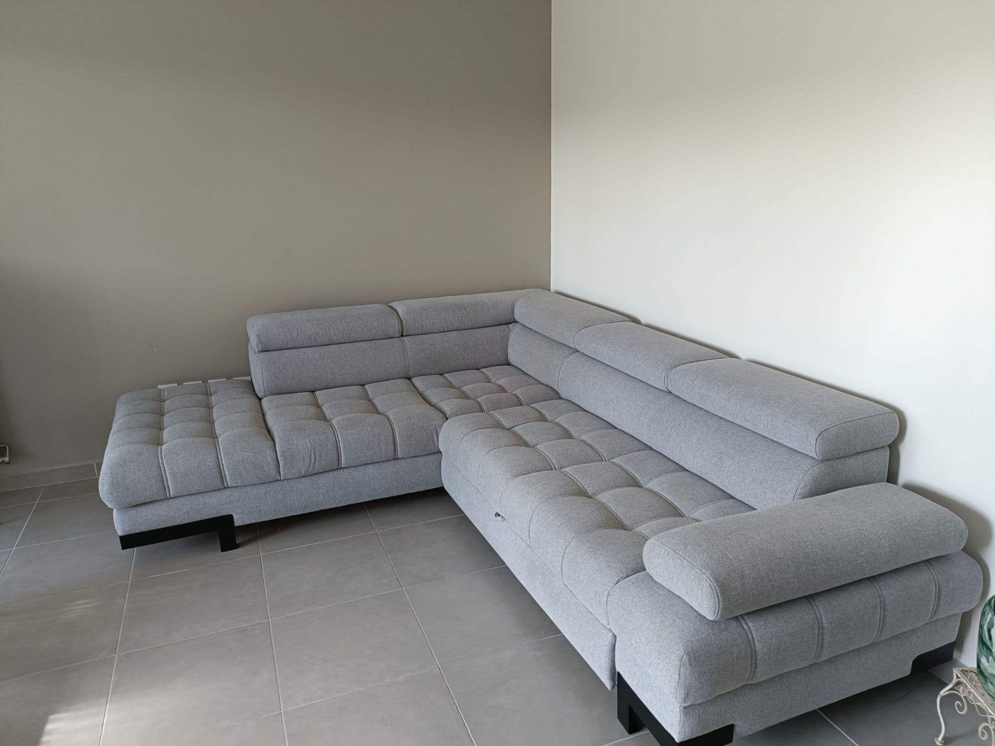 Canapé D'Angle Convertible 4 Places Selva Conforama